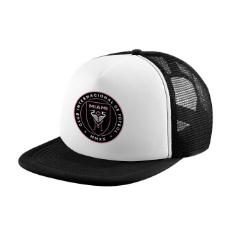 Ίντερ Μαϊάμι (Inter Miami CF), Καπέλο Soft Trucker με Δίχτυ Black/White 
