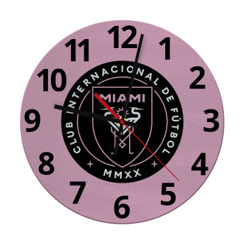 Ίντερ Μαϊάμι (Inter Miami CF), Ρολόι τοίχου γυάλινο (30cm)