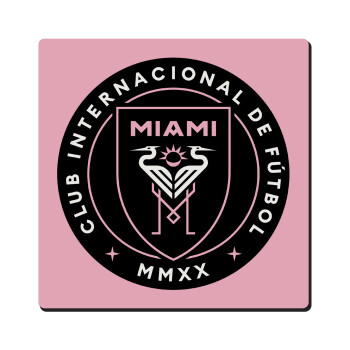 Ίντερ Μαϊάμι (Inter Miami CF), Τετράγωνο μαγνητάκι ξύλινο 6x6cm