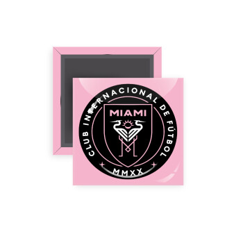 Ίντερ Μαϊάμι (Inter Miami CF), Μαγνητάκι ψυγείου τετράγωνο διάστασης 5x5cm