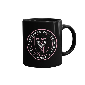Ίντερ Μαϊάμι (Inter Miami CF), Κούπα Μαύρη, κεραμική, 330ml
