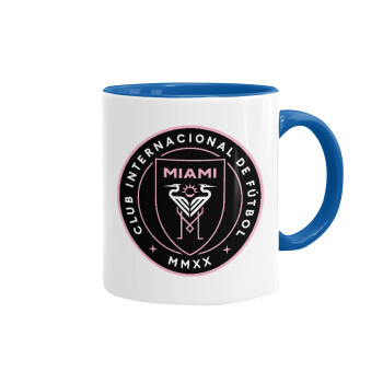 Inter Miami CF, Mug colored blue, ceramic, 330ml