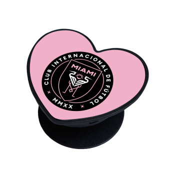 Inter Miami CF, Phone Holders Stand  καρδιά Μαύρο Βάση Στήριξης Κινητού στο Χέρι