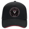 DRILL Adult Ultimate Hat BLACK/RED, (100% COTTON, ADULT, UNISEX, ONE SIZE)