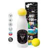 Μπάλα τένις μεταλλικό παγούρι θερμός, διπλού τοιχώματος, 550ml