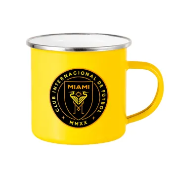 Inter Miami CF, Yellow Enamel Metallic Cup 360ml