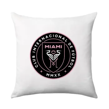 Ίντερ Μαϊάμι (Inter Miami CF), Μαξιλάρι καναπέ 40x40cm περιέχεται το  γέμισμα