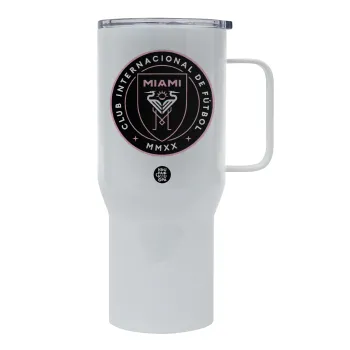 Inter Miami CF, Mega Stainless steel Tumbler with lid, double wall 750L