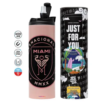Inter Miami CF, Tumbler stainless steel PINK 600ml