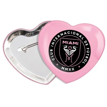 Ίντερ Μαϊάμι (Inter Miami CF), Κονκάρδα παραμάνα καρδιά (57x52mm)