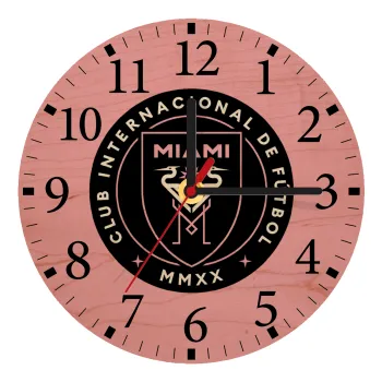 Ίντερ Μαϊάμι (Inter Miami CF), Ρολόι τοίχου ξύλινο plywood (20cm)