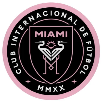 Ίντερ Μαϊάμι (Inter Miami CF), Mousepad Στρογγυλό 20cm