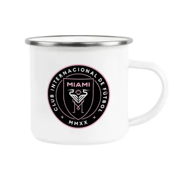 Inter Miami CF, Metallic enamel cup white 360ml