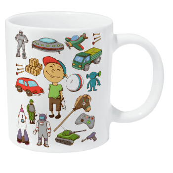 Toys Boy, Κούπα Giga, κεραμική, 590ml