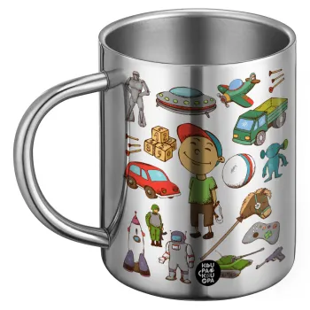 Toys Boy, BIG Mug Stainless steel double wall (450ml)