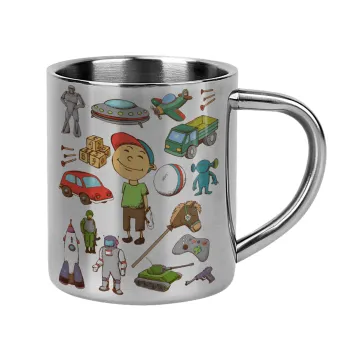 Toys Boy, Mug Stainless steel double wall 300ml