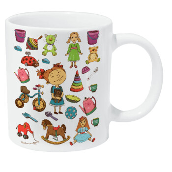 Toys Girl, Κούπα Giga, κεραμική, 590ml