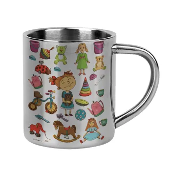 Toys Girl, Mug Stainless steel double wall 300ml