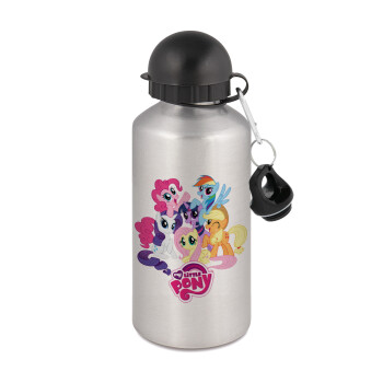 My Little Pony, Metallic water jug, Silver, aluminum 500ml