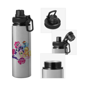 My Little Pony, Μεταλλικό παγούρι νερού με καπάκι ασφαλείας, αλουμινίου 850ml