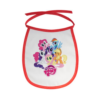My Little Pony, Σαλιάρα μωρού αλέκιαστη με κορδόνι Κόκκινη