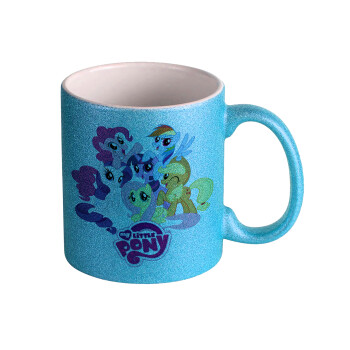 My Little Pony, Κούπα Σιέλ Glitter που γυαλίζει, κεραμική, 330ml