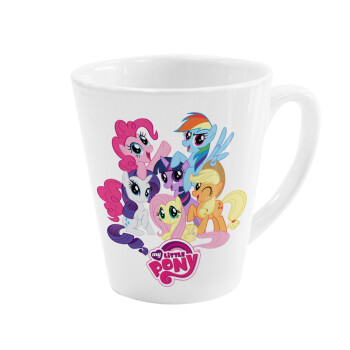 My Little Pony, Κούπα κωνική Latte Λευκή, κεραμική, 300ml