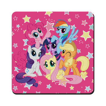 My Little Pony, Τετράγωνο μαγνητάκι ξύλινο 9x9cm