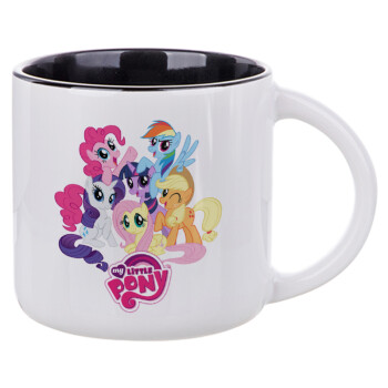 My Little Pony, Κούπα κεραμική 400ml Λευκή/Μαύρη