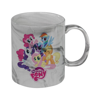 My Little Pony, Κούπα κεραμική, marble style (μάρμαρο), 330ml