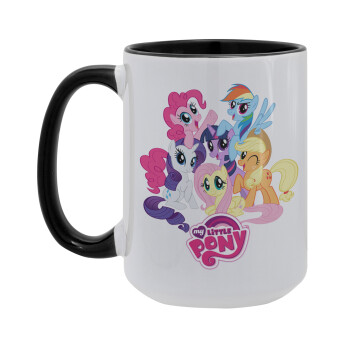 My Little Pony, Κούπα Mega 15oz, κεραμική Μαύρη, 450ml