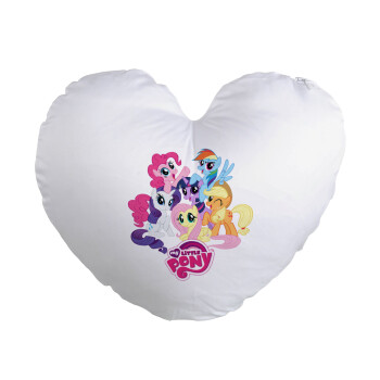 My Little Pony, Μαξιλάρι καναπέ καρδιά 40x40cm περιέχεται το  γέμισμα