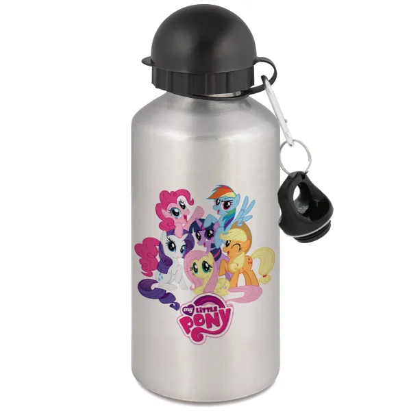 My Little Pony — Μεταλλικό παγούρι νερού, Ασημένιο, αλουμινίου 500ml
