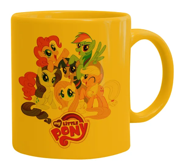 My Little Pony — Ceramic coffee mug yellow, 330ml