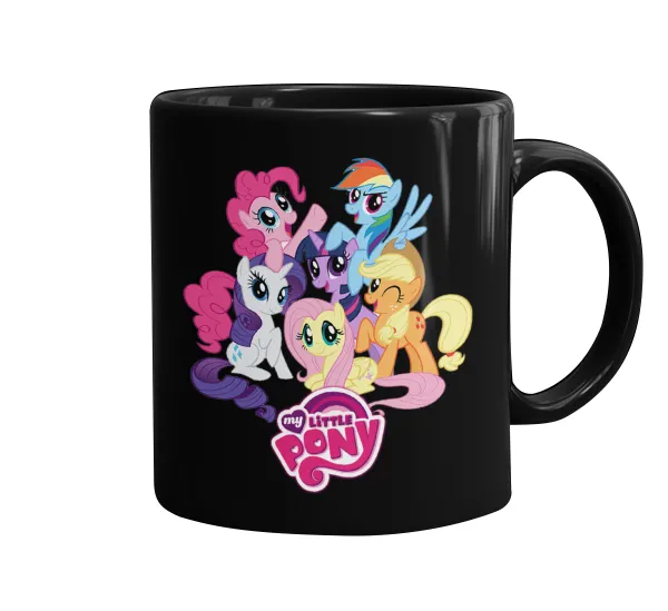 My Little Pony — Mug black, ceramic, 330ml