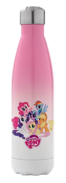 My Little Pony — Μεταλλικό παγούρι θερμός Ροζ/Λευκό (Stainless steel), διπλού τοιχώματος, 500ml