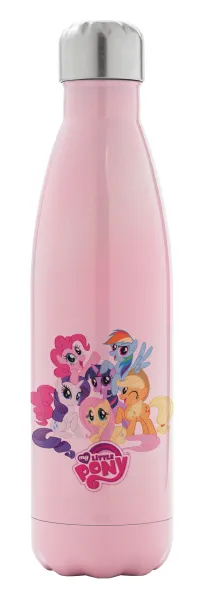 My Little Pony — Metal mug thermos Pink Iridiscent (Stainless steel), double wall, 500ml
