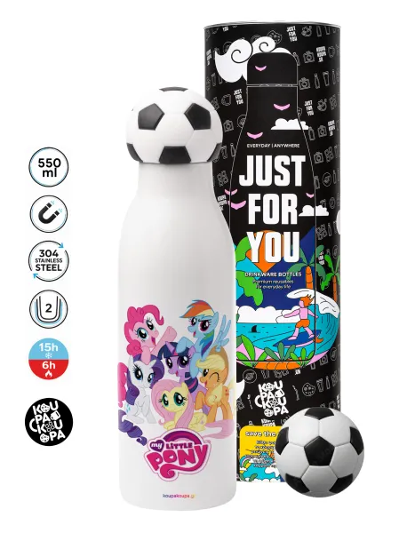 My Little Pony — Soccer Metal mug thermos, double wall, 550ml