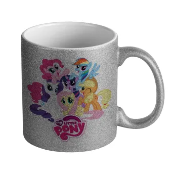 My Little Pony, Κούπα Ασημένια Glitter που γυαλίζει, κεραμική, 330ml