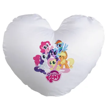 My Little Pony, Μαξιλάρι καναπέ καρδιά 40x40cm περιέχεται το  γέμισμα