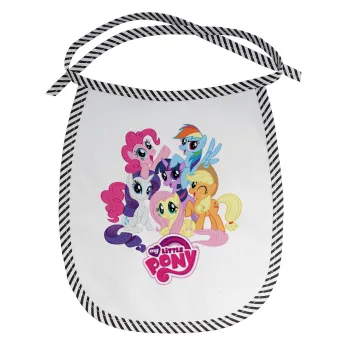 My Little Pony, Σαλιάρα μωρού αλέκιαστη με κορδόνι Μαύρη