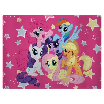My Little Pony, Επιφάνεια κοπής γυάλινη (38x28cm)