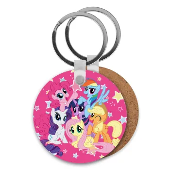 My Little Pony, Μπρελόκ Ξύλινο στρογγυλό MDF Φ5cm