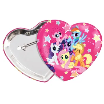 My Little Pony, Κονκάρδα παραμάνα καρδιά (57x52mm)