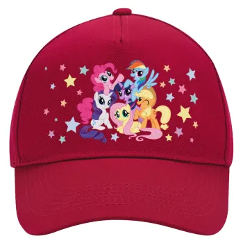 My Little Pony, Adult Ultimate Hat RED, (100% COTTON DRILL, ADULT, UNISEX, ONE SIZE)