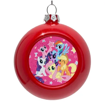 My Little Pony, Red Christmas tree ornament bauble 8cm