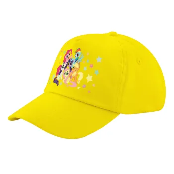 My Little Pony, Child's Baseball Cap, 100% Cotton Twill, Yellow (COTTON, CHILD, UNISEX, ONE SIZE)