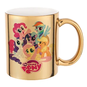 My Little Pony, Mug ceramic, gold mirror, 330ml