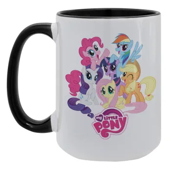 My Little Pony, Κούπα Mega 15oz, κεραμική Μαύρη, 450ml