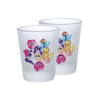 My Little Pony, Σφηνοπότηρα γυάλινα 45ml του πάγου (2 τεμάχια)